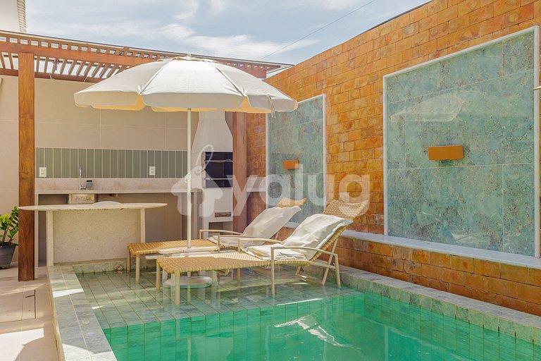 Ótima Casa 4 Suítes com Piscina em Guarajuba