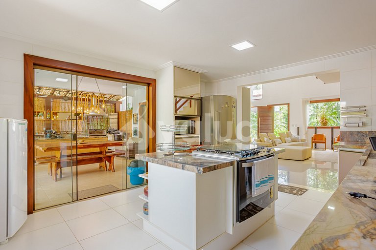 Casa de lujo totalmente equipada, piscina en Praia do Forte.