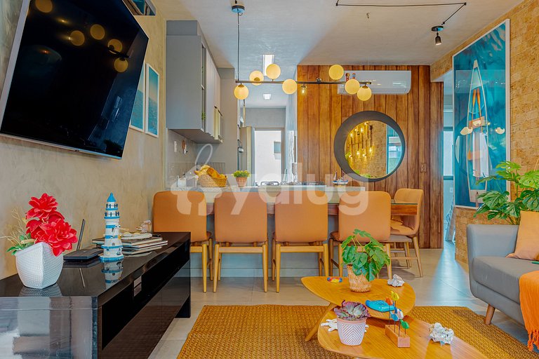 IT123 - Apartamento de 3 habitaciones frente al mar