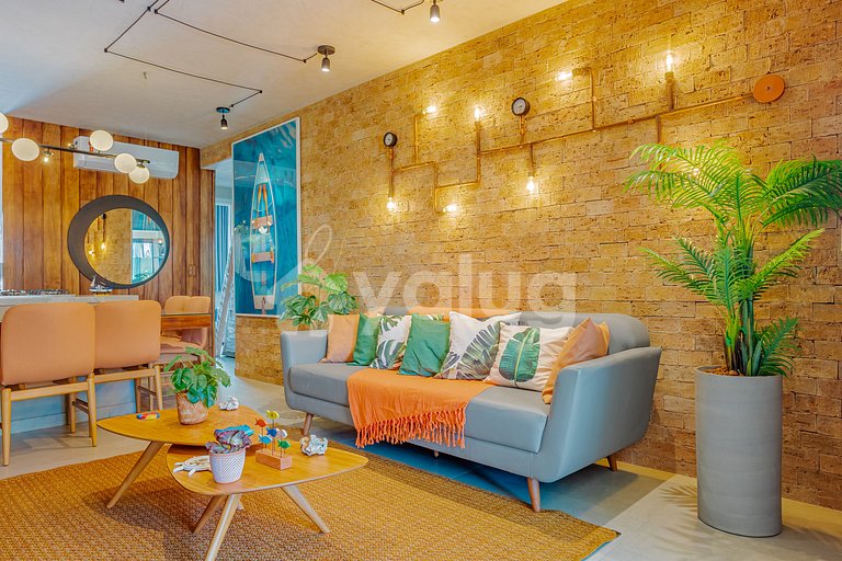 IT123 - Apartamento perfecto frente al mar con 3 quartos