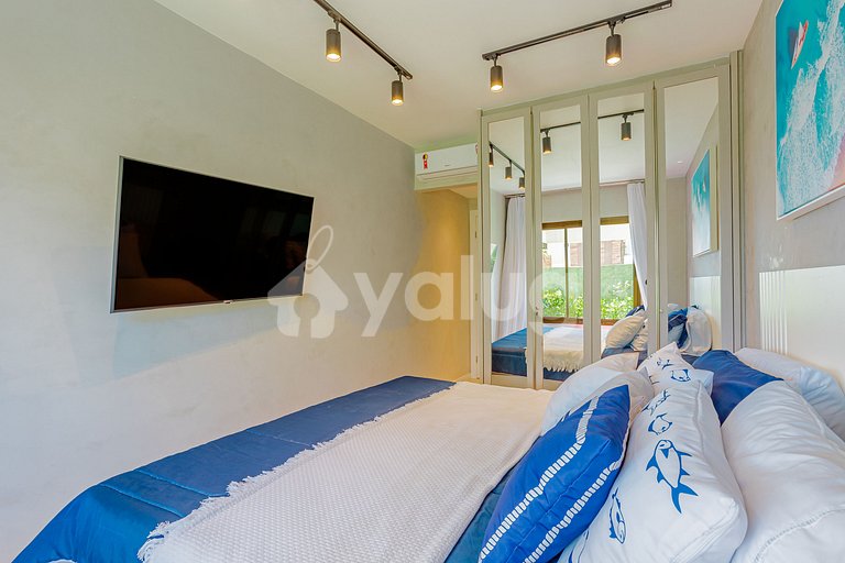 IT123 - Apartamento perfecto frente al mar con 3 quartos