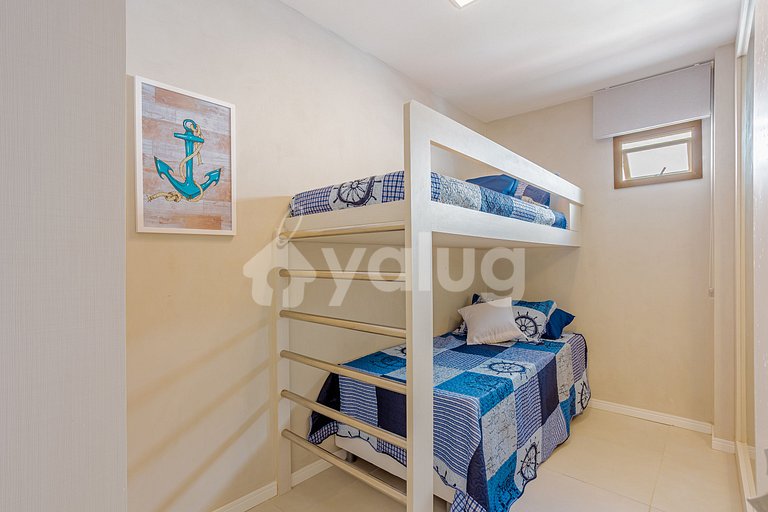 Apartamento Pé na Areia com 3/4 - Itacimirim