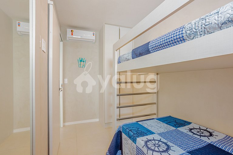 Apartamento Pé na Areia com 3/4 - Itacimirim