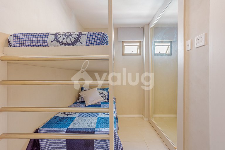 Apartamento Pé na Areia com 3/4 - Itacimirim