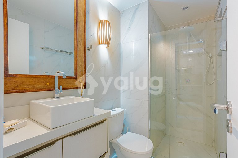 Apartamento Pé na Areia com 3/4 - Itacimirim