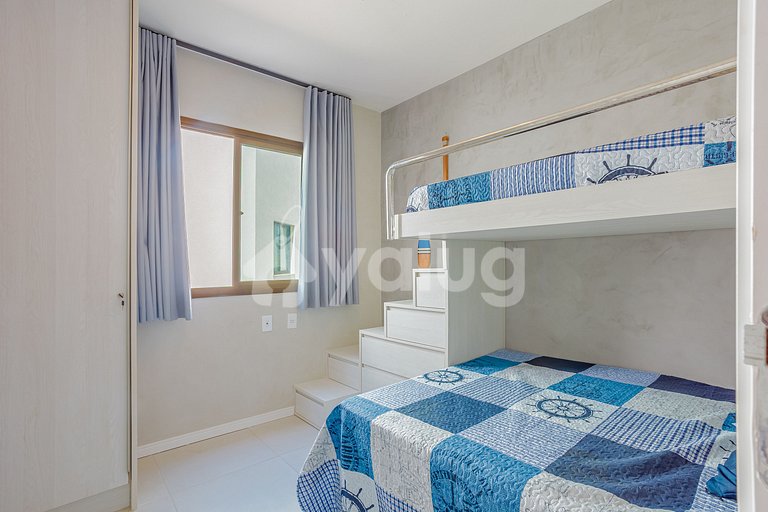 IT123 - Apartamento perfecto frente al mar con 3 quartos