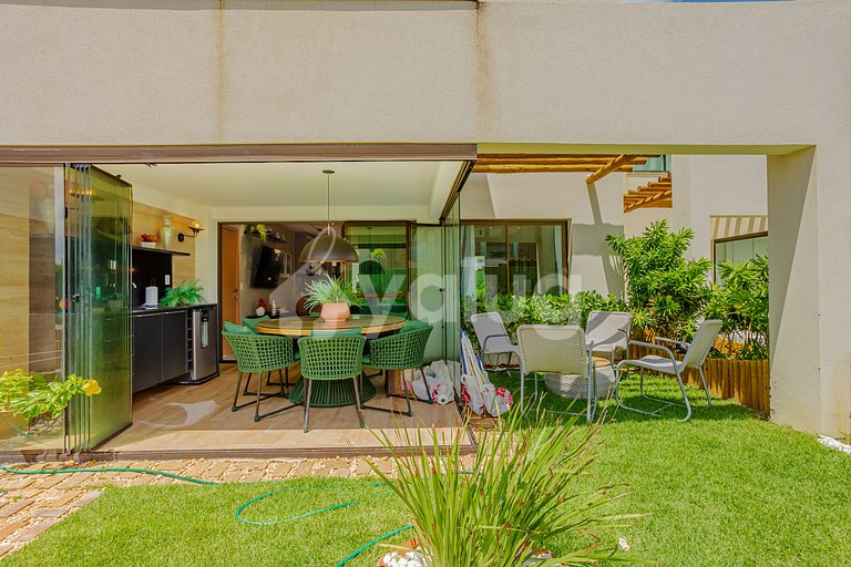 Apartamento Pé na Areia com 3/4 - Itacimirim