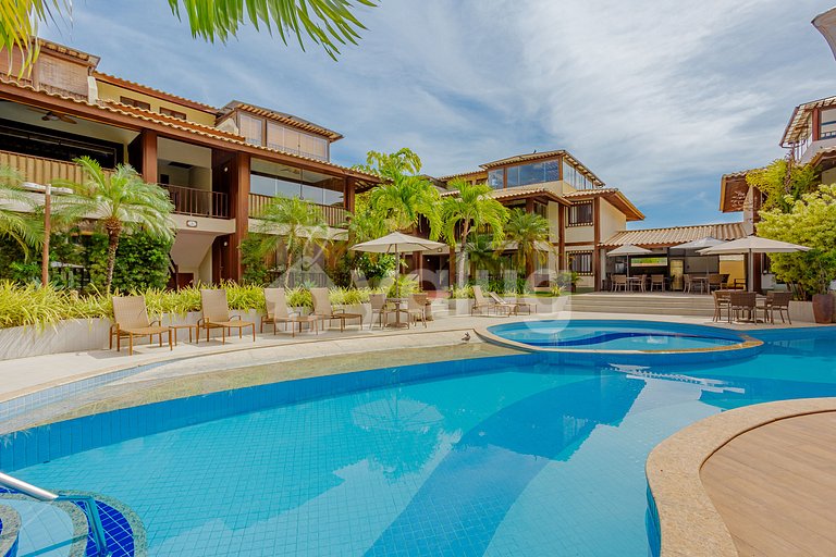 PF132 Hermoso dúplex con 3 suites - Praia do Forte