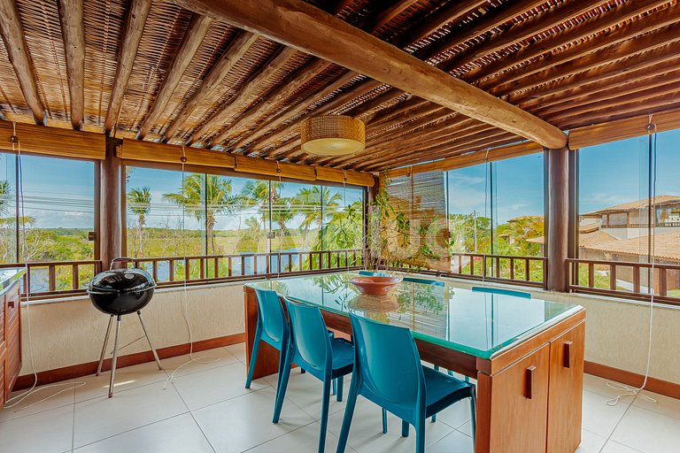 PF132 Beautiful Duplex with 3 Suites - Praia do Forte