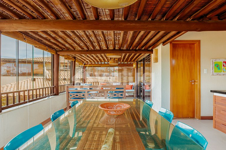 PF132 Beautiful Duplex with 3 Suites - Praia do Forte