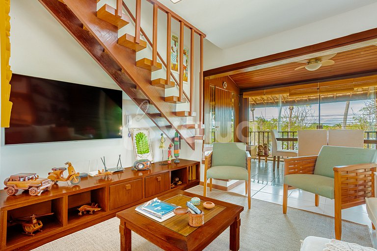 PF132 Beautiful Duplex with 3 Suites - Praia do Forte
