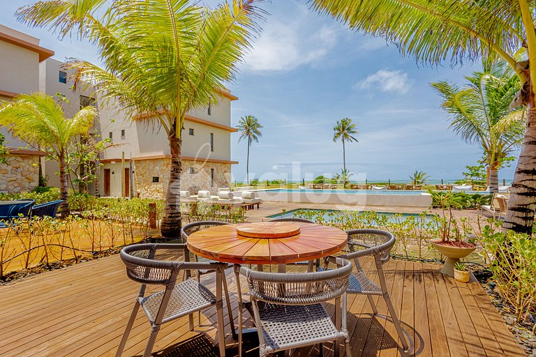 GB135 Beachfront Apt with Ocean View - Guarajuba, Alphaville