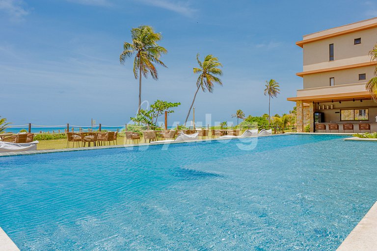 GB136 Beachfront Apt with Ocean View - Guarajuba, Alphaville