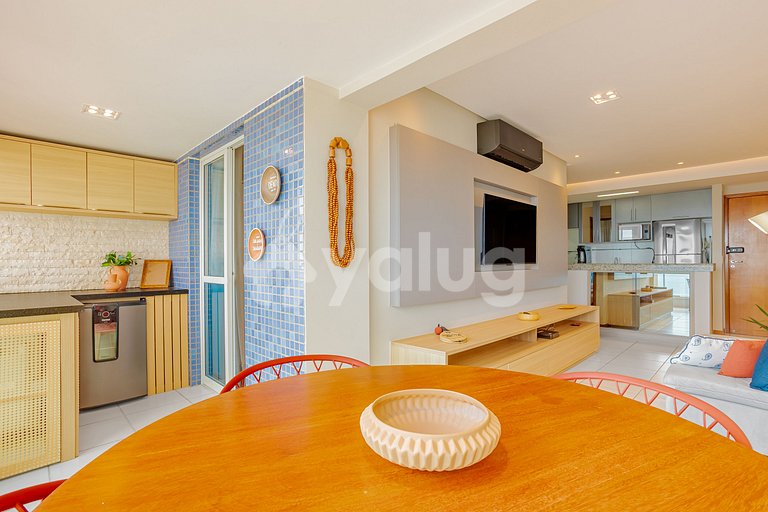 BR19 Lindo Apartamento a 300m da Praia da Barra