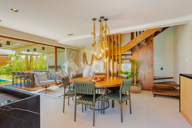 PF134 Casa Alto Padrão 4 Quartos e Piscina