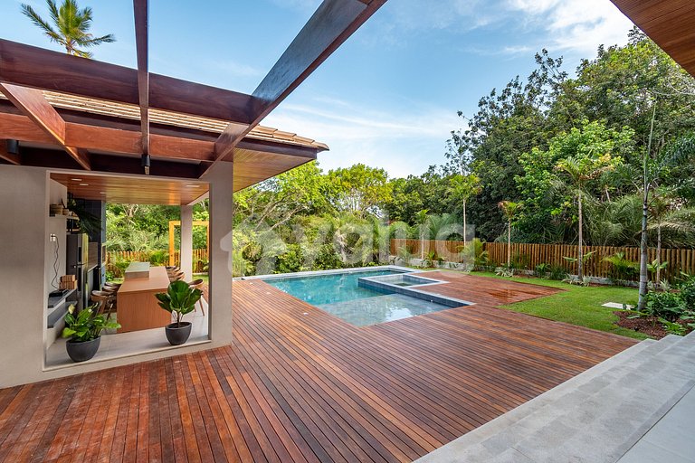 Impecável Casa luxuosa 6 suítes e Piscina - Praia do Forte