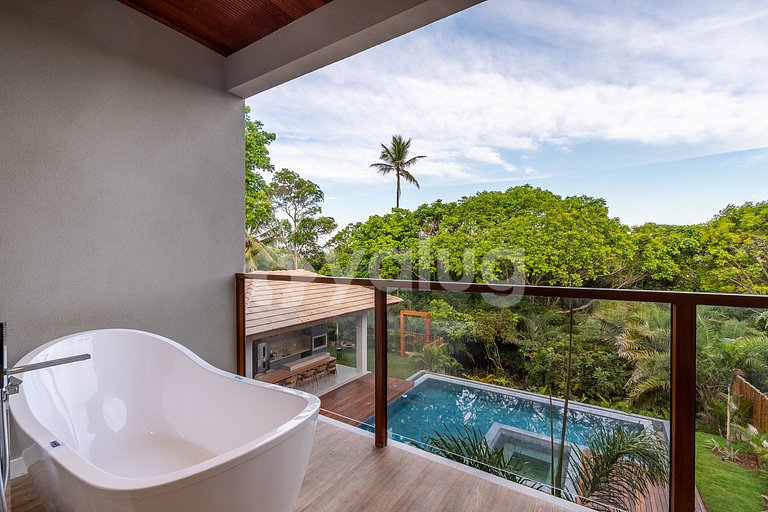 Impecable casa de lujo 6 suites y piscina - Praia do Forte