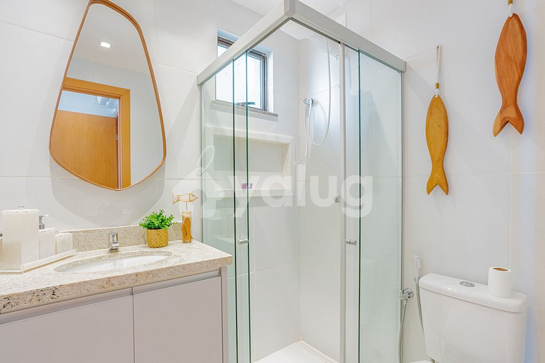 GB135 Beachfront Apt with Ocean View - Guarajuba, Alphaville