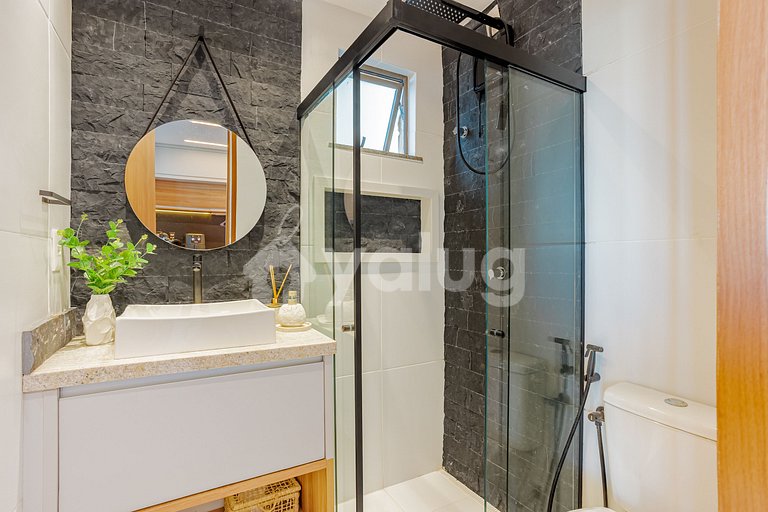 GB135 Beachfront Apt with Ocean View - Guarajuba, Alphaville