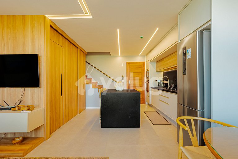 GB135 Beachfront Apt with Ocean View - Guarajuba, Alphaville