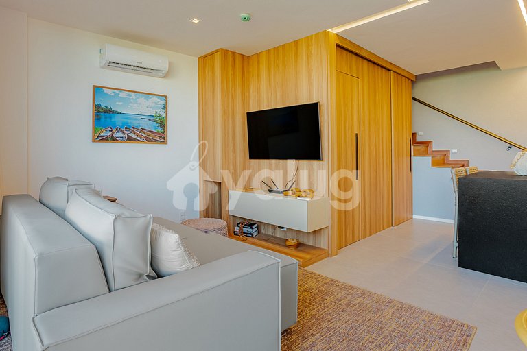 GB135 Beachfront Apt with Ocean View - Guarajuba, Alphaville