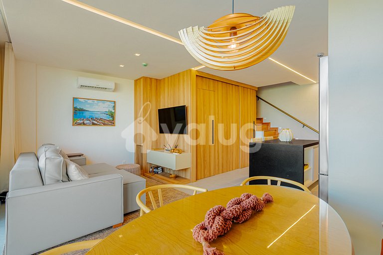 GB135 Beachfront Apt with Ocean View - Guarajuba, Alphaville