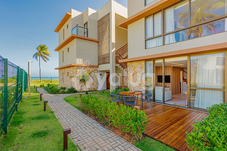 GB135 Apto Pé na Areia c/ Vista Mar - Guarajuba, Alphaville