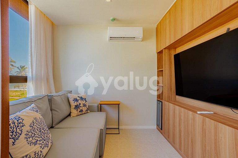 GB136 Beachfront Apt with Ocean View - Guarajuba, Alphaville