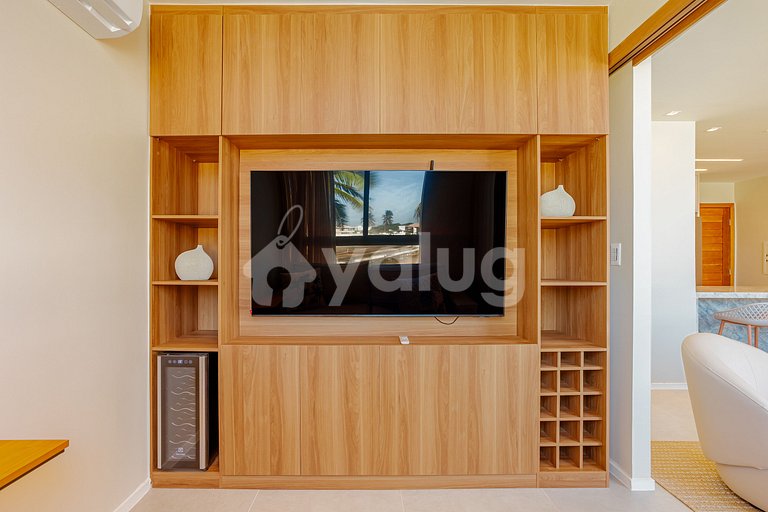 GB136 Apto Pé na Areia c/ Vista Mar - Guarajuba, Alphaville