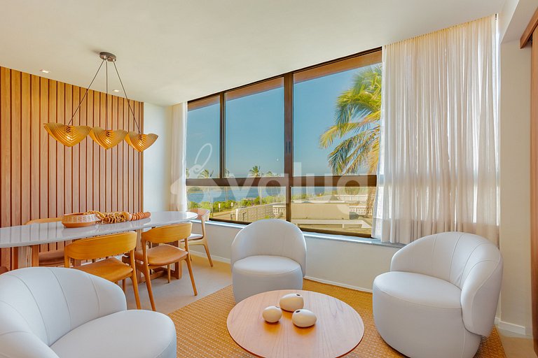 GB136 Beachfront Apt with Ocean View - Guarajuba, Alphaville