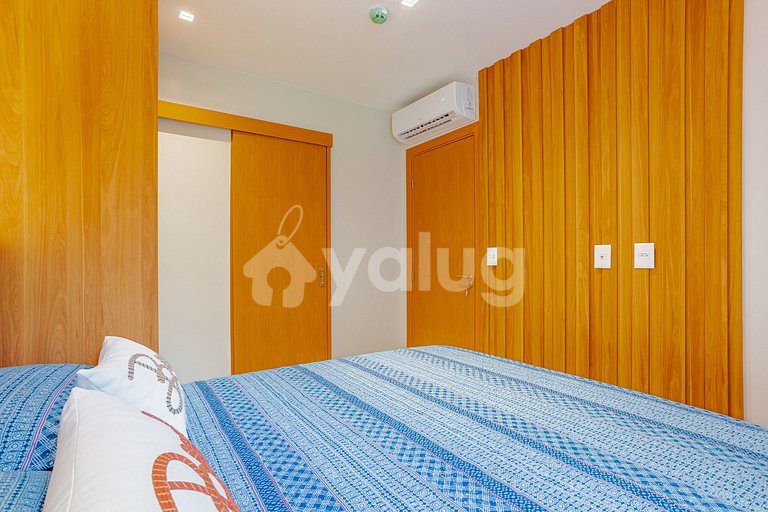 GB136 Apto Pé na Areia c/ Vista Mar - Guarajuba, Alphaville