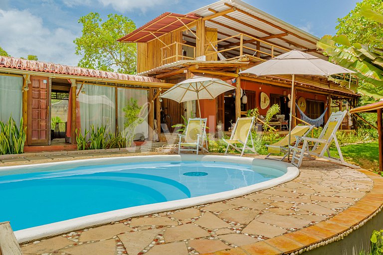 BV05 Splendid Rustic House with Pool and Hot Tub