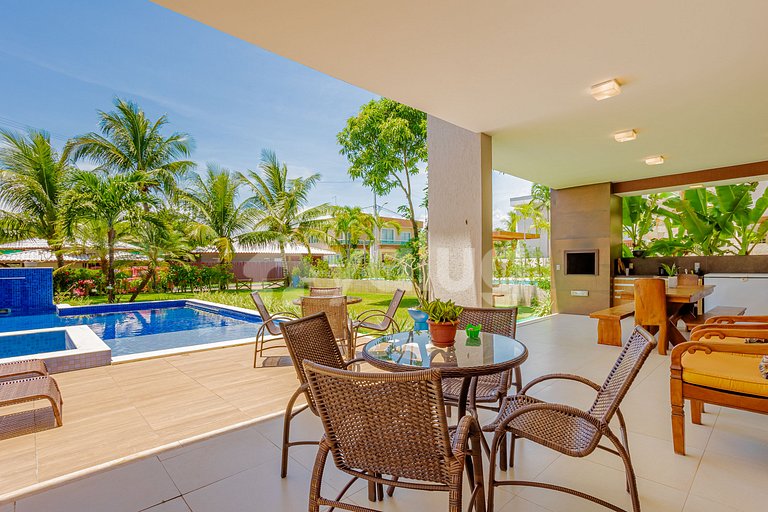 Casa completa de 4 dormitorios, piscina - Paraíso dos Lagos