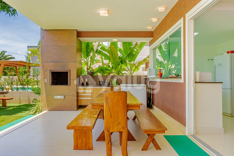 Complete 4-bedroom house with pool - Paraíso dos Lagos