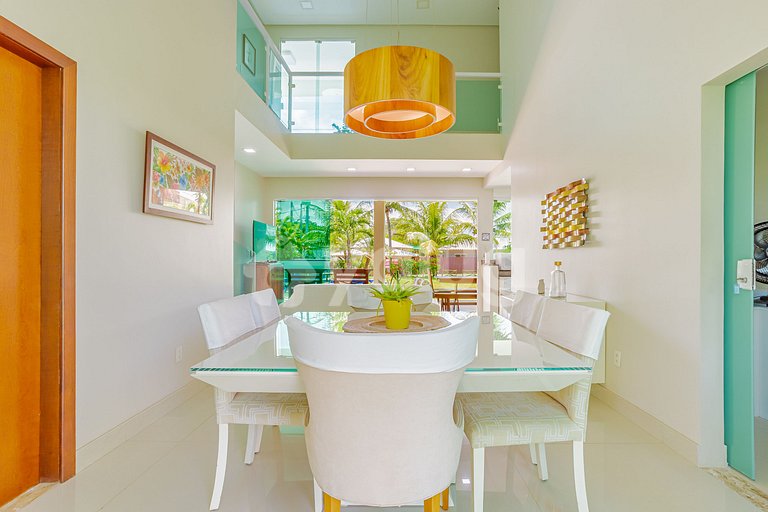 Casa completa de 4 dormitorios, piscina - Paraíso dos Lagos
