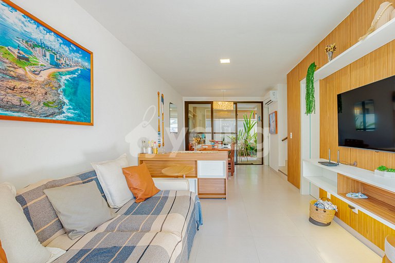 Excelente Dúplex 4 Suites con Piscina -Guarajuba