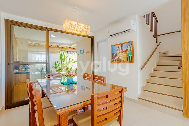 Excelente Dúplex 4 Suites con Piscina -Guarajuba