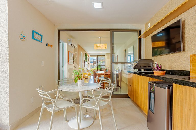 Excellent Duplex Village with 4 Suites and Swimming Pool - G