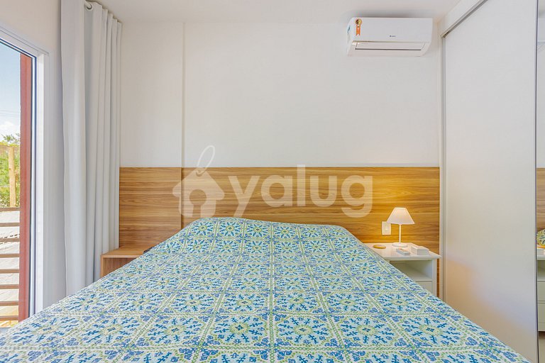 Hermoso apartamento frente al mar con 2 suites - Itacimirim