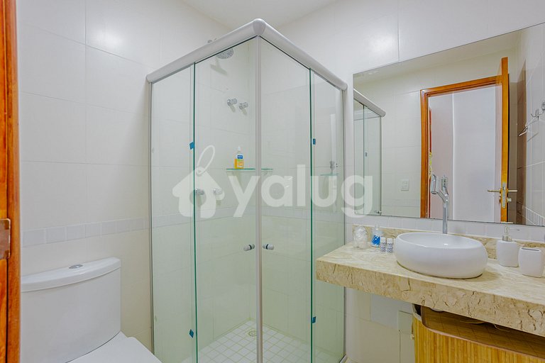 Beautiful beachfront apartment with 2 suites - Itacimirim