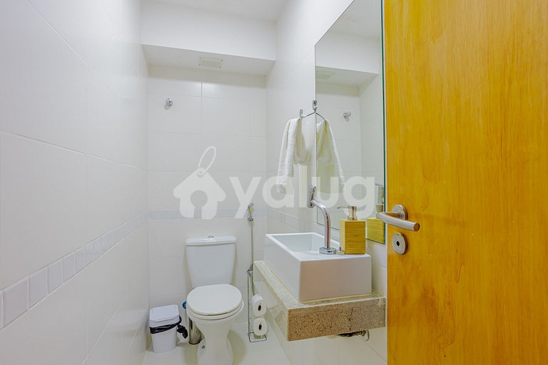 Beautiful beachfront apartment with 2 suites - Itacimirim