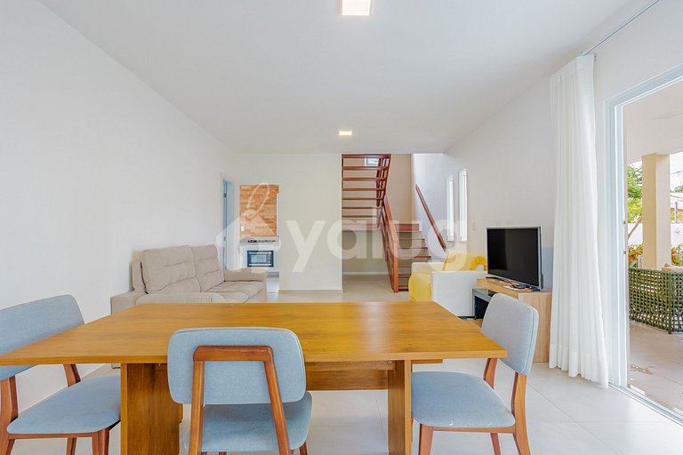 Bela Casa c/ Piscina 5 Quartos 350 m da Praia - Guarajuba