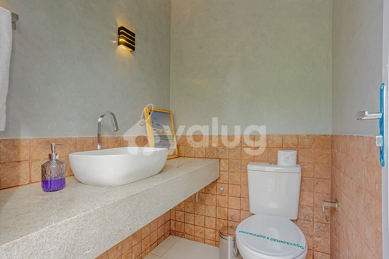 Bela Casa c/ Piscina 5 Quartos 350 m da Praia - Guarajuba