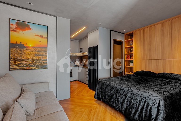 Studio 20m da Praia com a melhor vista da Barra