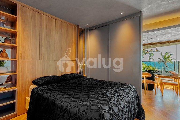 Estudio a 20m de la playa con la mejor vista de Barra.