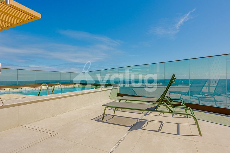 Studio 20m from the beach with the best view of Barra.