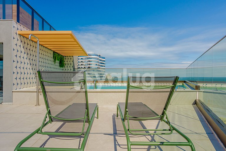 Estudio a 20m de la playa con la mejor vista de Barra.