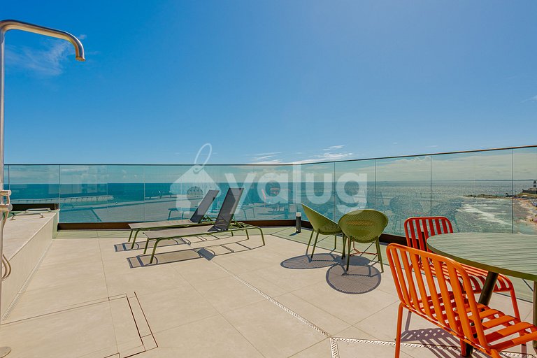 Studio 20m from the beach with the best view of Barra.