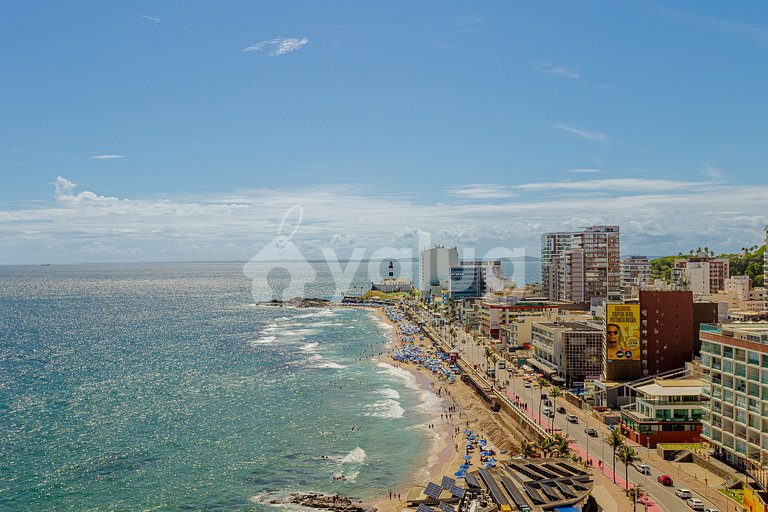Studio 20m da Praia com a melhor vista da Barra