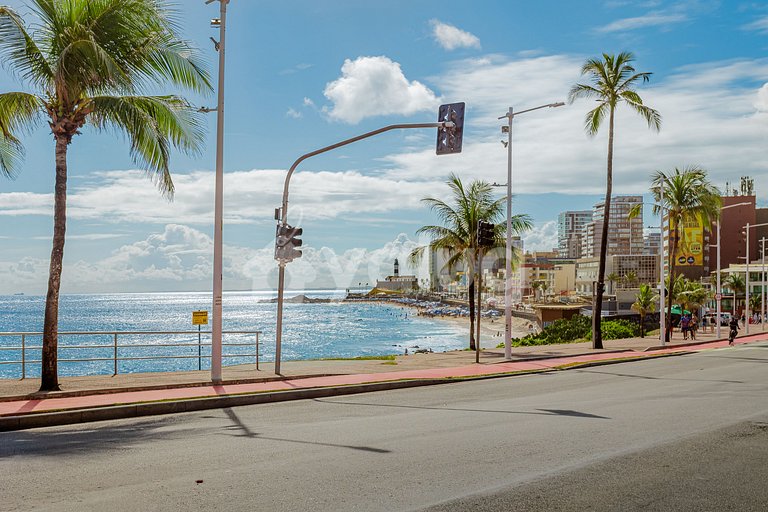Studio 20m from the beach with the best view of Barra.